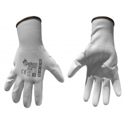 Rękawice ochronne GEKO r.9 białe